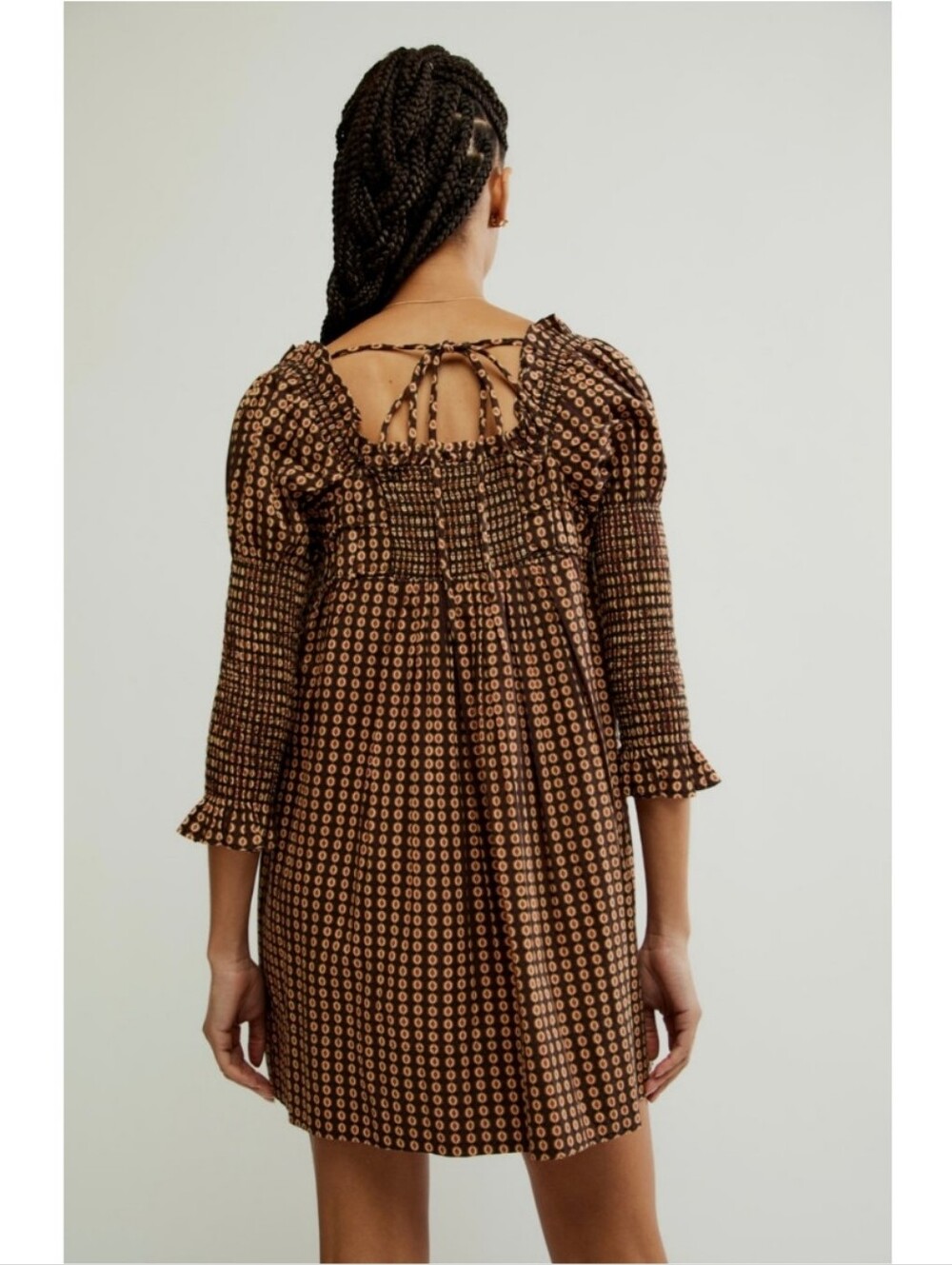 Free People Star Dip Printed Mini Dress Nwt - Picture 10 of 10